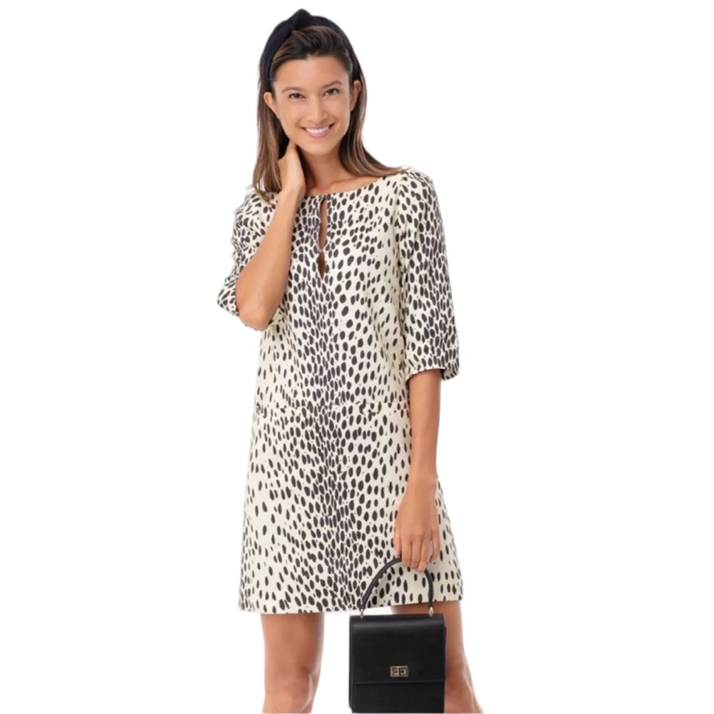 Emerson Fry Cream and Black Spotted Mini Dress
